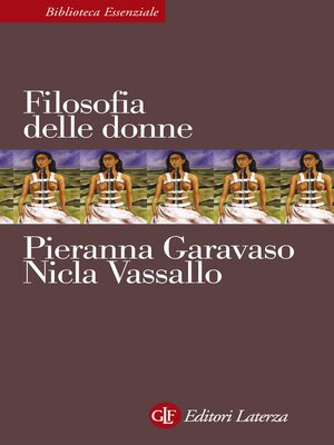 cover image of Filosofia delle donne